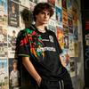 Retro fotbalový dres národního týmu Benátek s krátkým rukávem Fotbalový top Streetwear Neformální Hip Hop Styl Sportovní oblečení