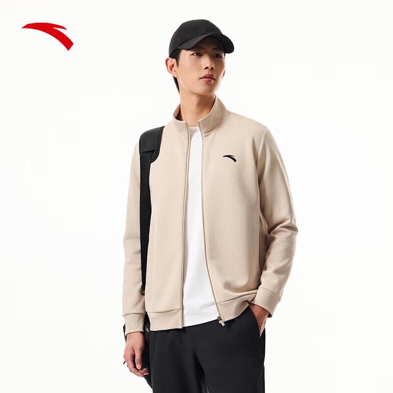 Anta Men's Full-Zip Stand Collar Sport Jacket
