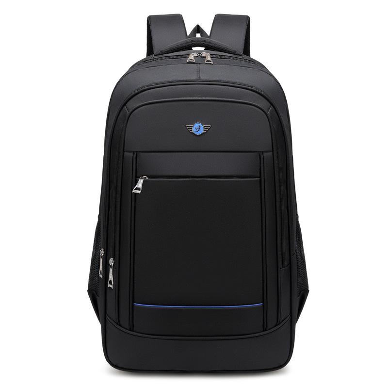 Computer bag fashion business travel backpack solid color large capacity casual versatile backpack
