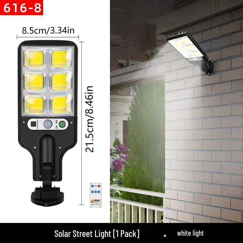 Outdoor Solar Garden Lights with Motion Sensor - LED Wall-Mounted, Ultra-Bright for Home and Street Use