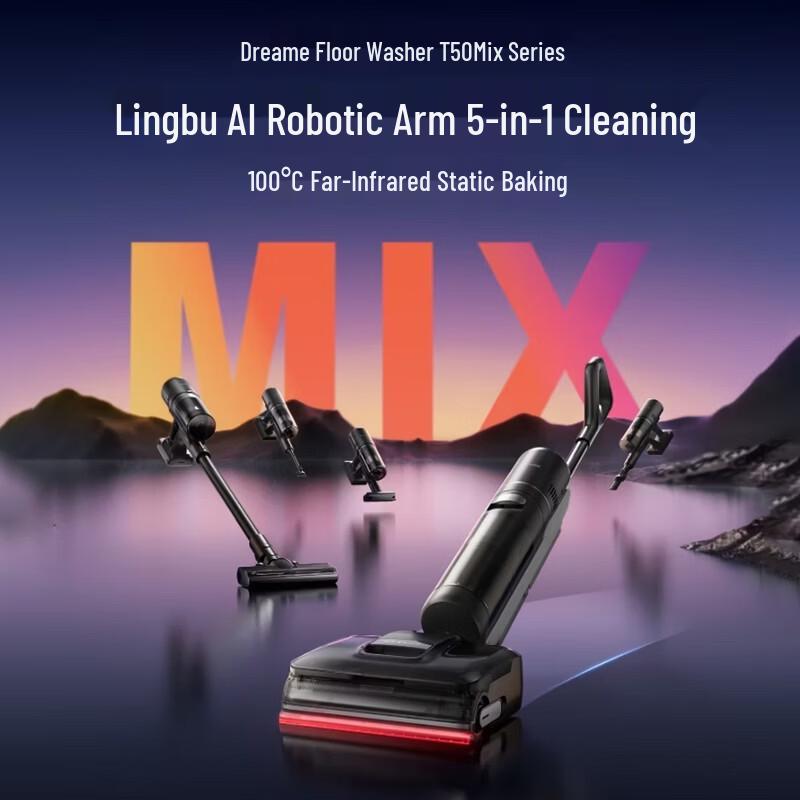 Dreametech T50MiX All-in-One Wet Dry Vacuum & Mop