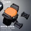 Für Casio Small Mud King GG-B100 GG-B100Y-1A GG-B100-1A3 Modifiziertes Leder-Gummi-Armband Metallkopf Partikelverbinder Adapter