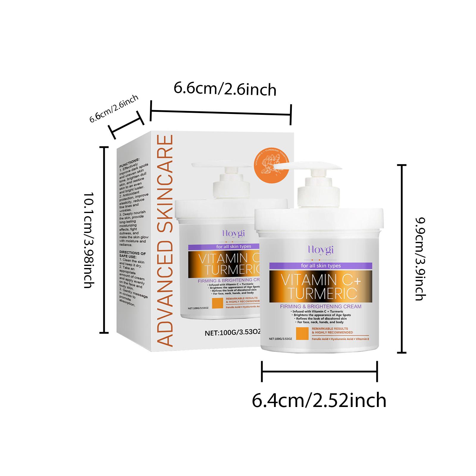 

Куркума Витамин С Укрепляющий и Осветляющий Крем Увлажняющий и Питательный Крем для Кожи Красивый Крем для Тела Уход за Кожей 100g