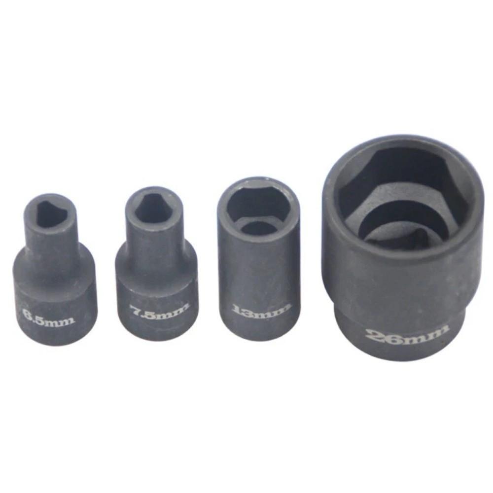 5PCS Carbon Steel Fuel Injection Pump Socket Set Fuel Temperature Sensor Remover Auto Repair Shops