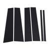 6Pcs Pillar Post Cover Trim Mirrored Finish Weather Resistant Easy Installation Pillar Post Trim for   2004 to 2015