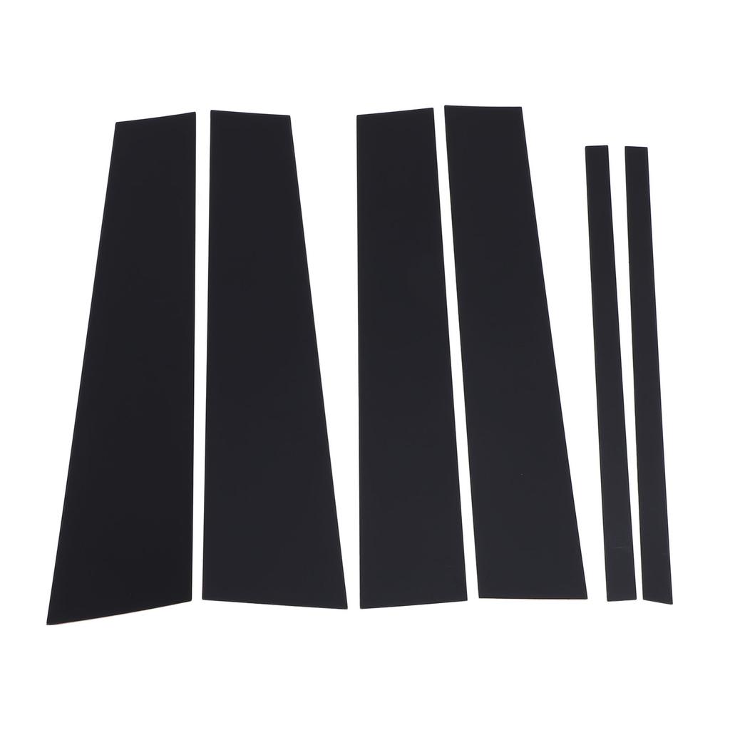 6Pcs Pillar Post Cover Trim Mirrored Finish Weather Resistant Easy Installation Pillar Post Trim for   2004 to 2015