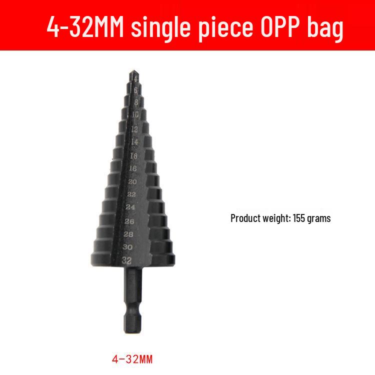 Hex Shank Step Drill Bit Set for Woodworking and Hole Enlarging