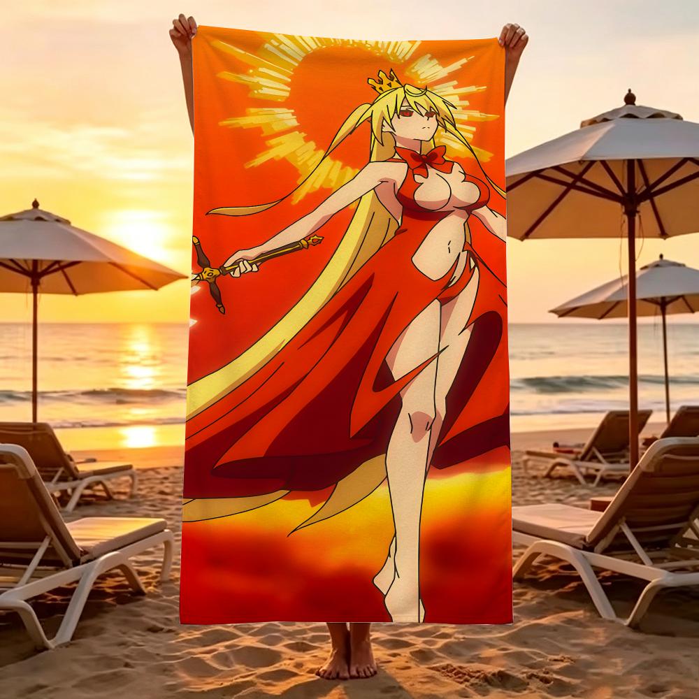 Cyberpunk Anime D-Demon Lord2099 Towel Microfiber soft Beach Towel for Travel Fitness Sauna Bathing Camping
