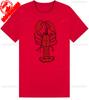 Lobster TShirt Graphic T Shirts Harajuku Streetwear Men Clothing Ropa Hombre Casual Style Regular Short Sleeve Cotton Tee Tops