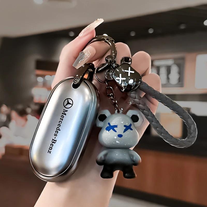 Car Remote Key Case Cover Shell For Mercedes Benz C S Class W206 W223 S350 C260 C300 S400 S450 S500 Maybach Protector Keyless FF2