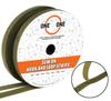 oneOone Sew On Hook and Loop Fabric Fastener Strips Non Adhesive Back Nylon Strips Fabric Fastener Non-Adhesive Interlocking Tape Brown- 25