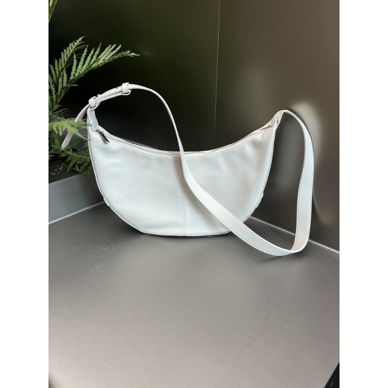 

Сумка-круассан Простая сумка для поездок на работу Большая вместимость Одноплечевая Сумка-кроссбоди Сумка-пельмень бежевый