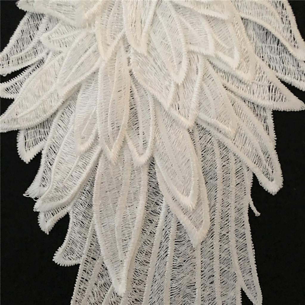 2pcs Angel Wings Fabric Patches Jacket Decoration Appliques Light Weight Patches for Jackets and Bags Decoration