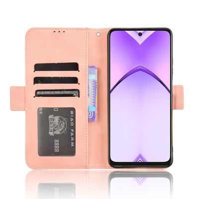 Pentru Oppo A3 4G/A3 5G/A3x 4G/A3x 5G/A40M 4G/A40 4G/A3i 5G/A60 5G Husă de piele Tip portofel cu suport pentru telefon și sloturi multiple pentru carduri