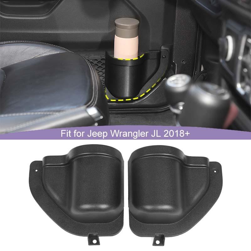 Front Door Net Pocket Storage Box Organizer Container For Jeep Wrangler JL For JT Gladiator 2018 Up 2/4-Door Stowing Tidying Accessories