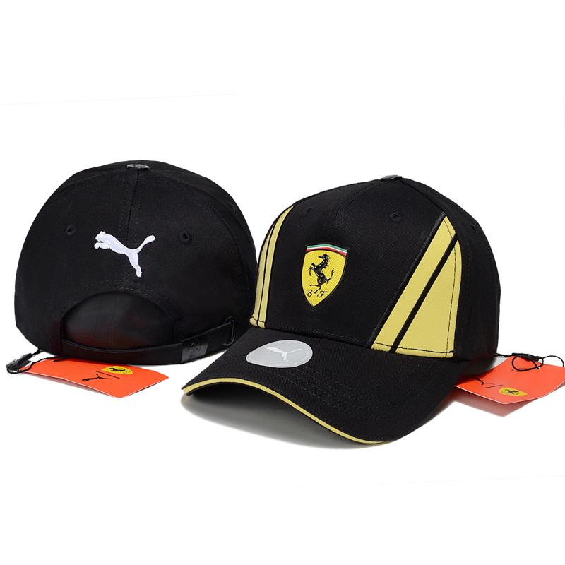 Ferrari Bestickte Bedruckte Baseballkappen und Sonnenschutz-Baseballkappe Geeignet für Alle Jahreszeiten Für Ferrari458 488 F12 FF 430