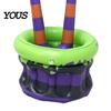 Snack Storage Bucket Halloween Inflatable Ice Bucket, Witch Legs Beverage Tub, Chilled Drinks Cooler Purple Orange for Party Decor, Outdoor Gathering
