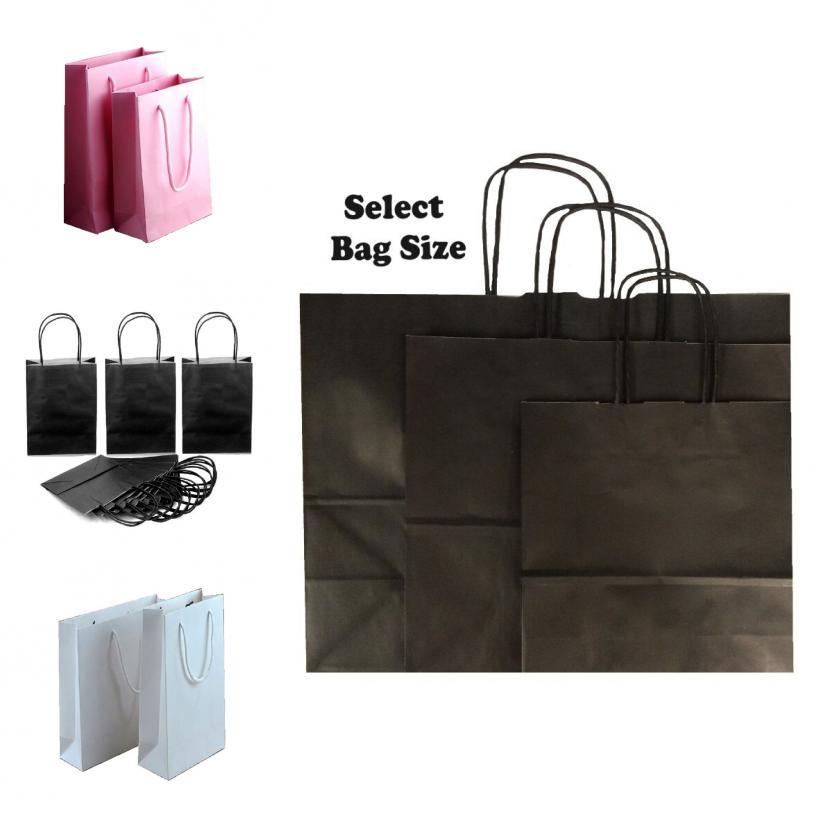 Vintage Paper Gift Bags Set For Weddings Parties And Gifts