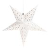 Christmas Paper Star Foldable Hanging Lantern Stained Glass Ornament