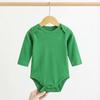 Baby Langarm-Baumwoll-Body mit Bauchschutz für Frühling & Herbst