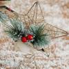 Glitter Christmas Tree Top Star Five-pointed Star Christmas Tree Ornaments  Christmas Decoration