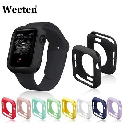 Candy TPU Case for Apple Watch Series 8 7 6 SE 5 4 3 2 1 for IWatch 38 42 40 44mm Shockproof Screen Bumpe 41mm 45mm