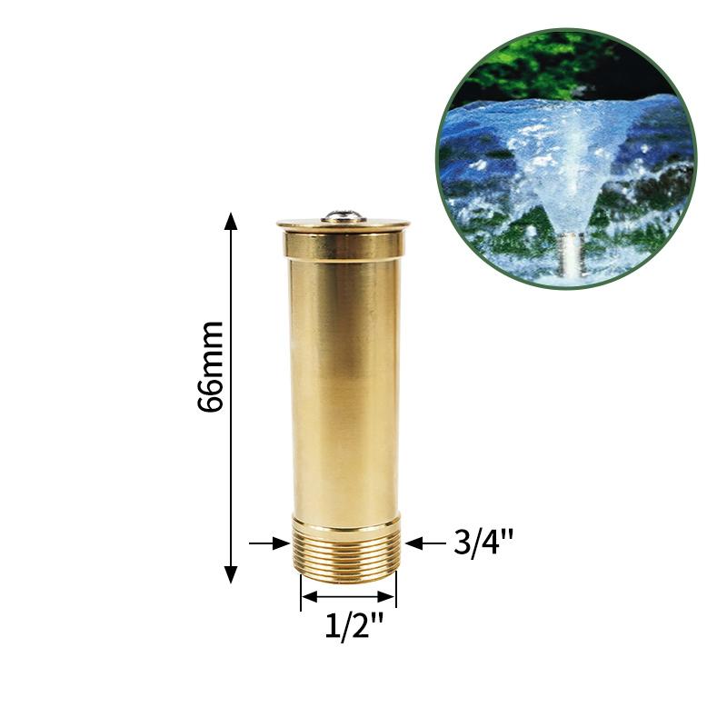 Brass Fountain Nozzles Internal Thread Firework Fountain Universal Direct Jet Nozzle Park Square Landscape Fountain Spinklers