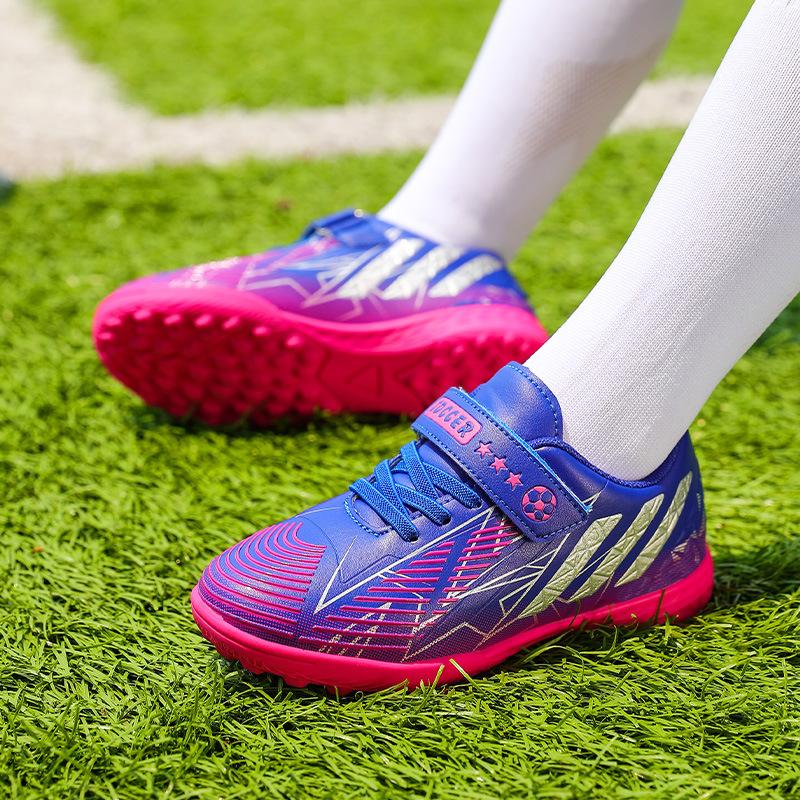 Children's Professional Football Shoes Broken Nail Sports Shoes Primary School Students Training Shoes Non-slip Football Shoes Factory Foreign Trade
