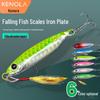 Fish Scale Iron Plate Lure Set: Spinner Vib Long-Cast for Aspius, Bass, Perch - Freshwater Floating Fake Lure.