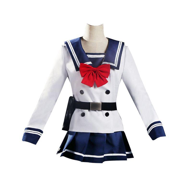 Sky Invasion Cosplay Costume Honjo Yuri Nise Makoto Shinzaki Kuyou Maid Cosplay Outfit Mask