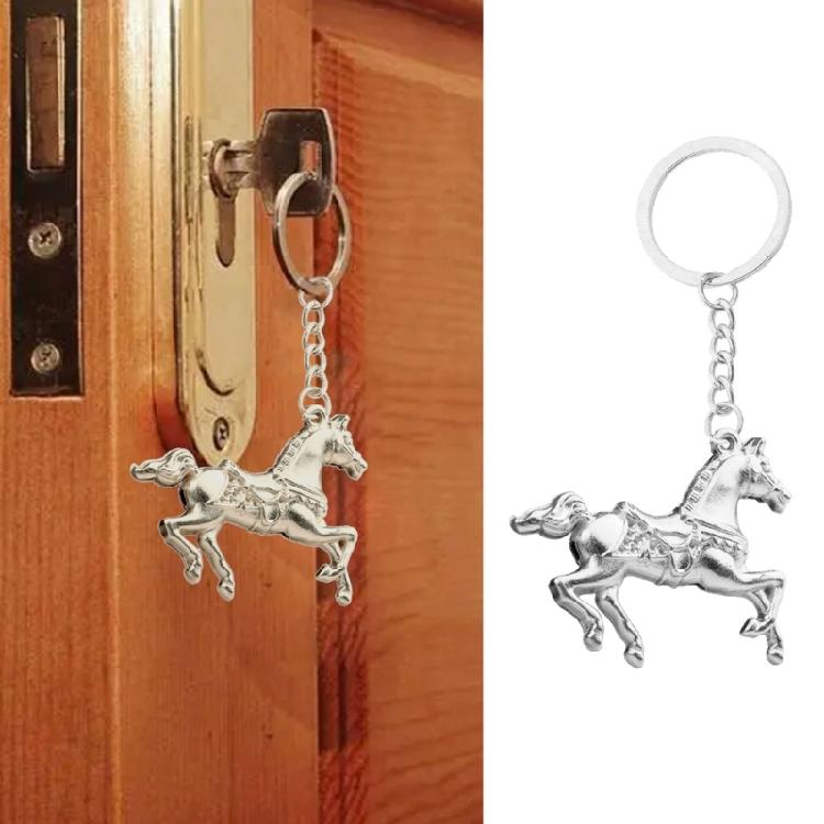 Horse Themed Keychain Zinc Alloy Bag Hanging Decoration Pendant For Everyday Reliability As Fashion Statement