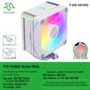 SNOWMAN Ice Man MT6 CPU Cooler: Single Tower with 6 Heat Pipes, Digital Display, ARGB Air Cooling, Compatible with AM5/1700 Platforms.