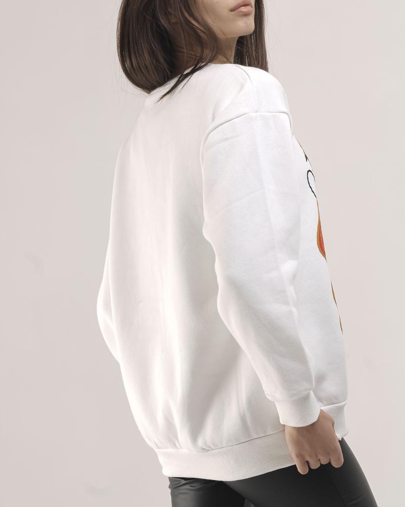 Damen-Sweatshirt MZR 21183 S weiß