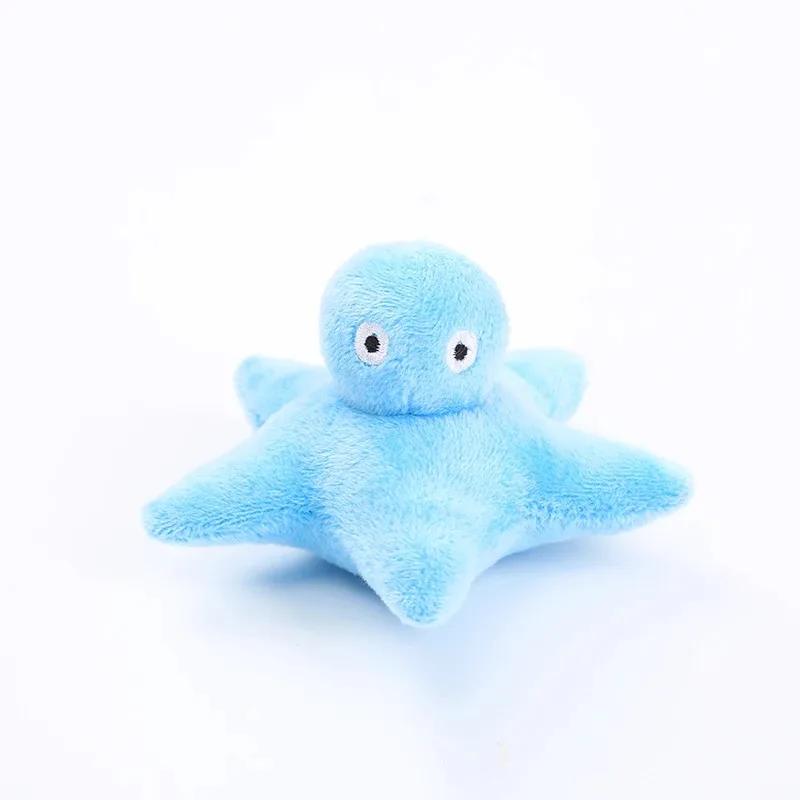 Cat Toys Ocean Catnip Funny Cat Dogs Plush Toys Bite Resistant Teething Pet Supplies