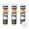 IsolBau Sanitary Silicone White Sanitär Silikon 3 x 300ml