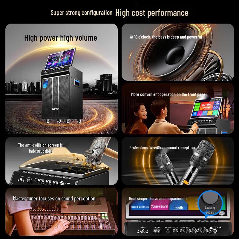 SAST All-in-One Home Karaoke System CN Plug (adapter Included)