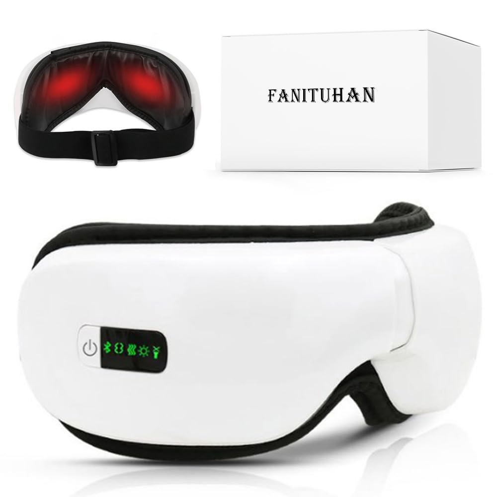 

fanituhan New Eye Hot Eye Heat Air Bluetooth Eye USB 5 типов автоматического выключения Eye Respect для пожилых людей Унисекс Подарок с японскими инструкциями [2024]