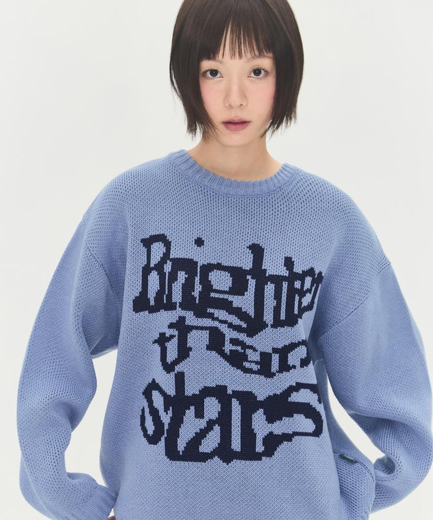 VIDEO JOCKEY Our Knit Sweater Shining Brighter Than The Stars [Blue]
