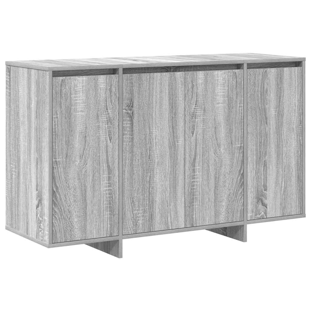Sideboard Gray Sonoma 120 x 41 x 75 cm Engineered Wood