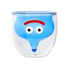 Smile Slime Double Wall Glass Slime Blue