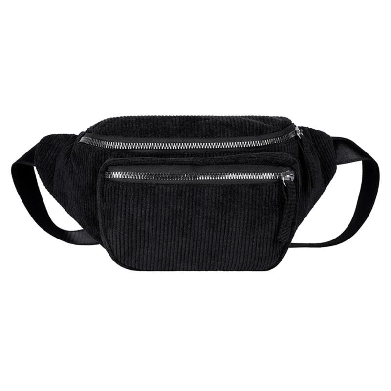 

Fannys Packs Fashion Waist Packs Bag with Adjustable Strap,Zipper Pockets Everywhere Crossbody Belt Bag Shoulder Bag чорний