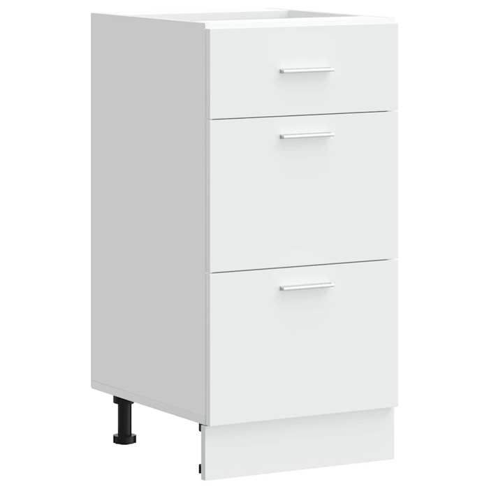 VidaXL Meuble bas "Lyon" Blanc 40 x 46 x 81,5 cm Bois d'ingénierie 854211