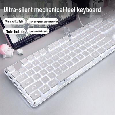 Qianxingzhe GX710S Kabelgebundene Mechanik-Feeling-Tastatur