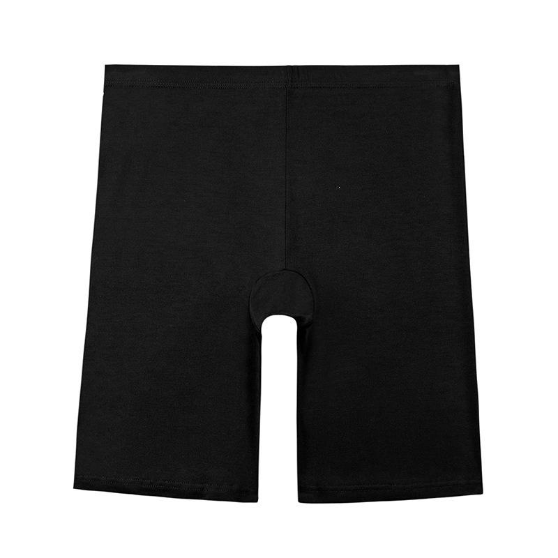 

Plus Size Modal Boxer Briefs for Women - Summer Anti-Exposure, Anti-Wolf Safety Shorts L (70-100 Jin) чёрный