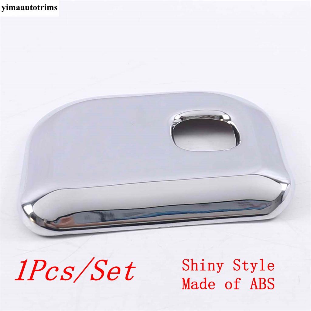 For Jeep Grand Cherokee 2011 -  Car Electric Tailgate Switch Button Frame Decoration Cover Trim ABS Carbon Fiber Accessories Shiny Style