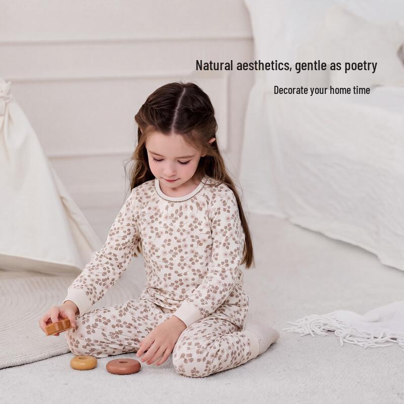 Babylove Girls' Soft Cotton Floral Pajama Set