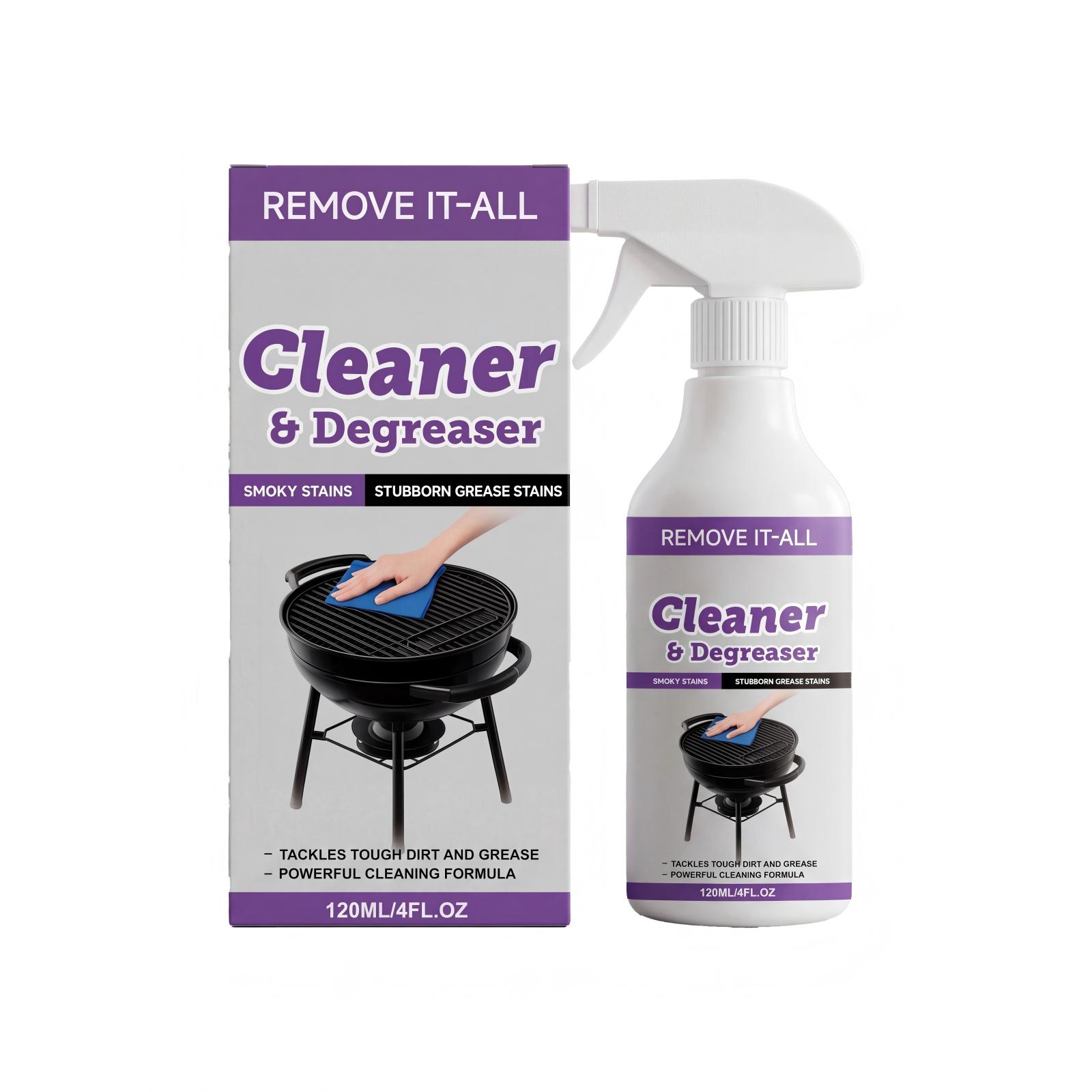 

Barbecue Grill Cleaner Degreaser 120ml Powerful Formula for Removing Grease and Smoke Residue from Cooking Surfaces and Equipment One Size фиолетовый