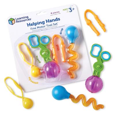 Recursos de aprendizagem Brinquedo infantil Treinamento de ponta dos dedos Exercício de mão Conjunto de ferramentas de ajuda LER5558 Produto original