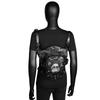 Guangzhou bag women's European and American punk locomotive bag skull shoulder women's messenger bag PU outdoor fanny pack