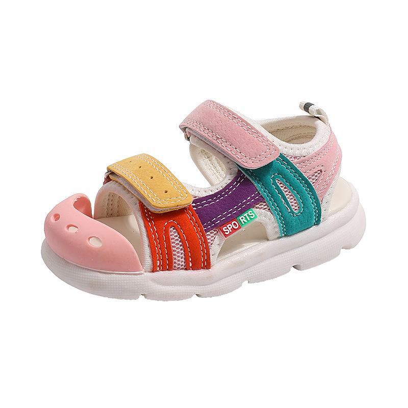 Summer New Baby Colorful Shoes Hollow Out Children Nice Non-slip Sandals Boys Girls Beach Sandals 1-6 Years Footwear H06227